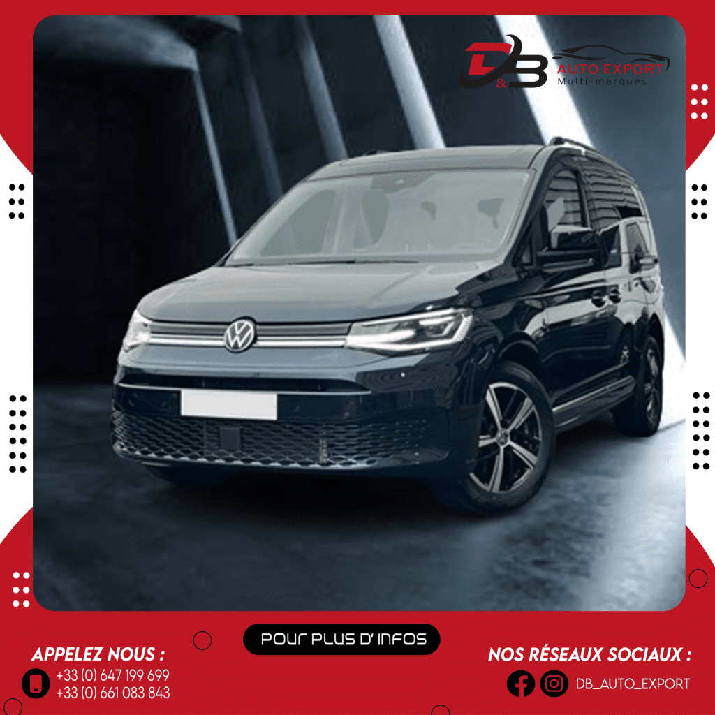 Volkswagen Caddy Style 2.0 TDI 122 CH DSG Full Bleu Gauloise